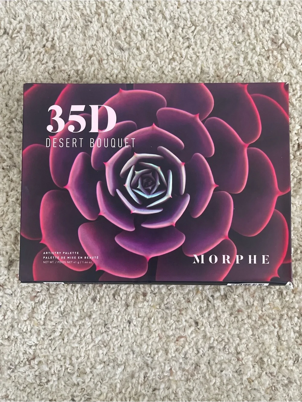 Morphe Wall Art - Deep Purple and Magenta Succulent Print